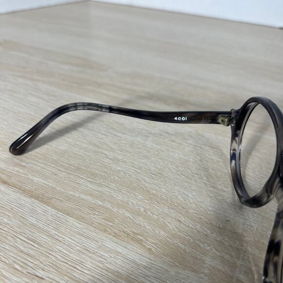 Vintage Bausch & Lomb 4001 B&L D82 Sunglasses Translucent Black READ 51-17-135 main image 9